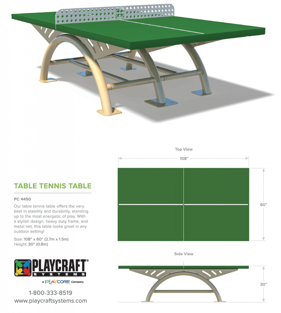 Outdoor Table Tennis Service Supply